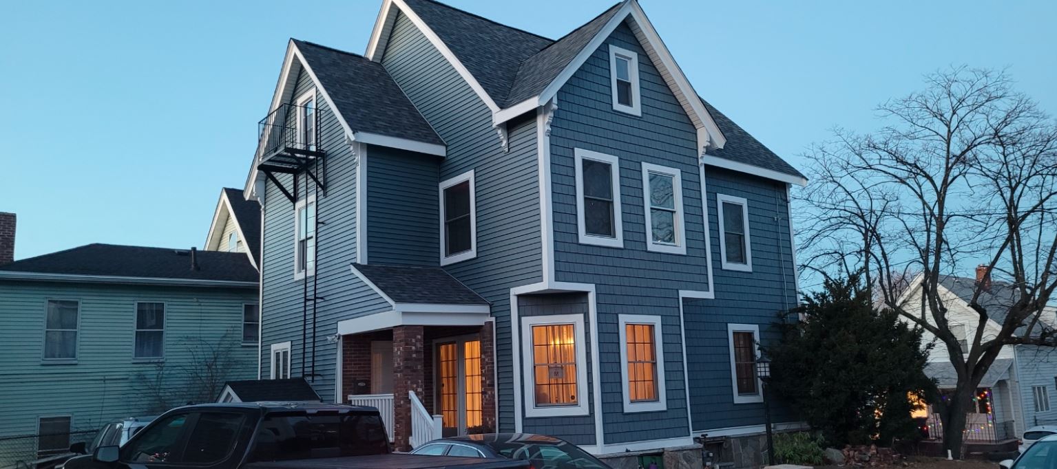 Double-hung window installation in a Needham, MA home